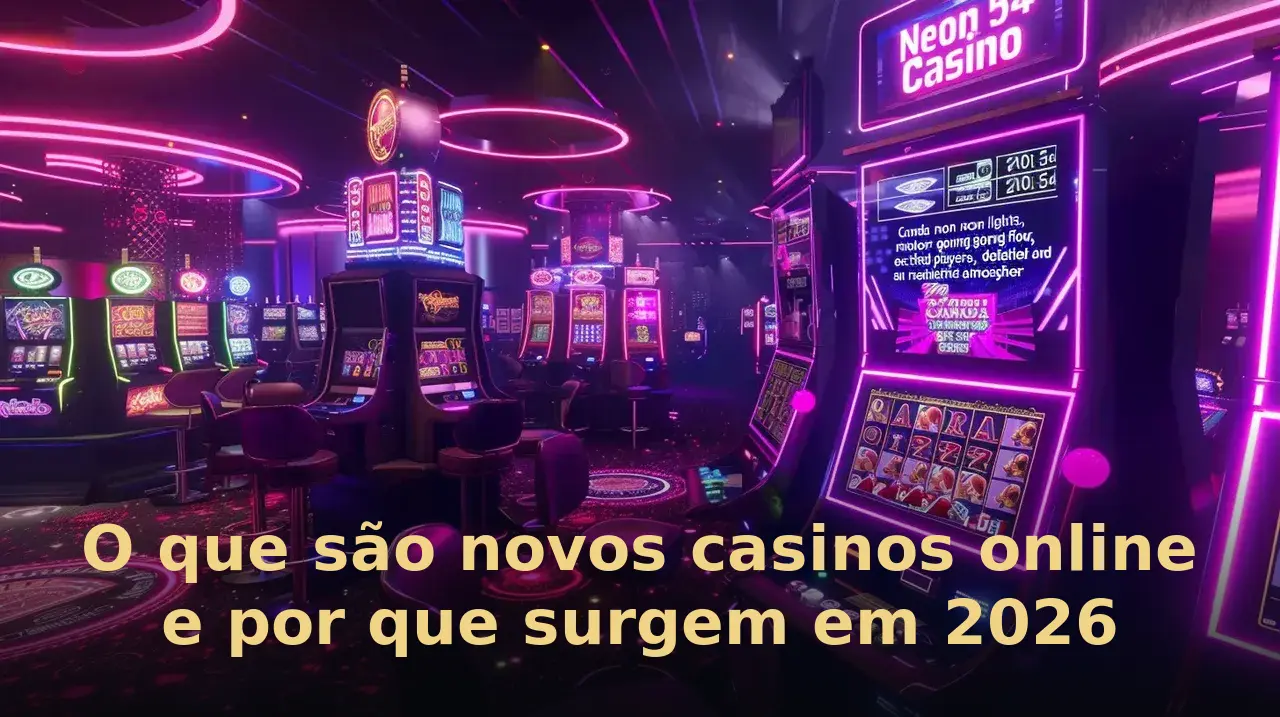 O que são novos casinos online e por que surgem em 2026